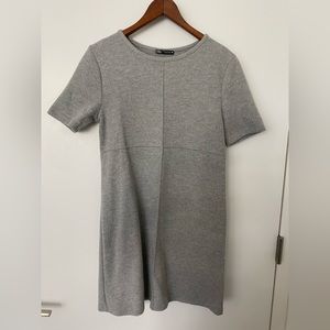 Short Sleeve Light Gray Knit Zara Dress (never worn)